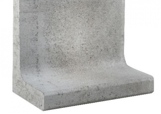 L Element 50x30x40 grijs (BxVxH)