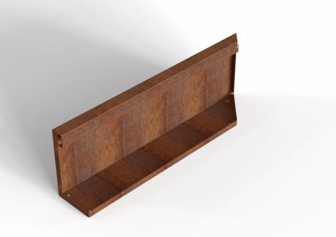 Plantenbak Module+ Uitwendig hoekpaneel (B) 90x28 L