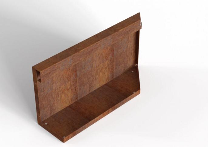 Plantenbak Module+ Uitwendig hoekpaneel (B) 60x28 L