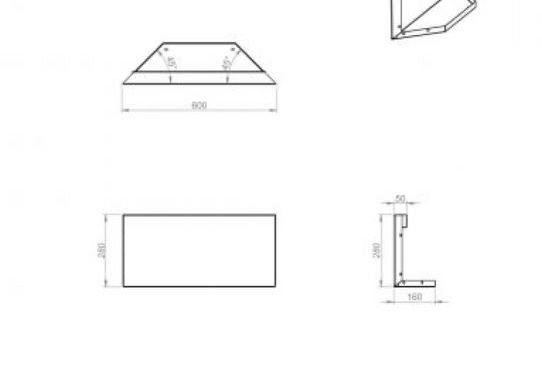 Plantenbak Module+ Kopschot paneel (D) 60x28