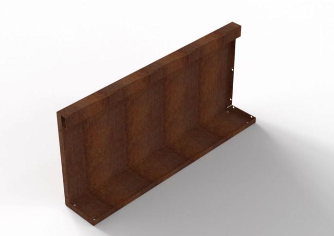 Plantenbak Module+ Recht Paneel (A) 90x42