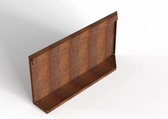 Plantenbak Module+ Uitwendig hoekpaneel (B) 90x42 L
