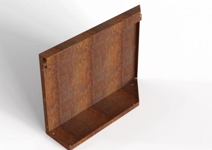 Plantenbak Module+ Uitwendig hoekpaneel (B) 60x42 L