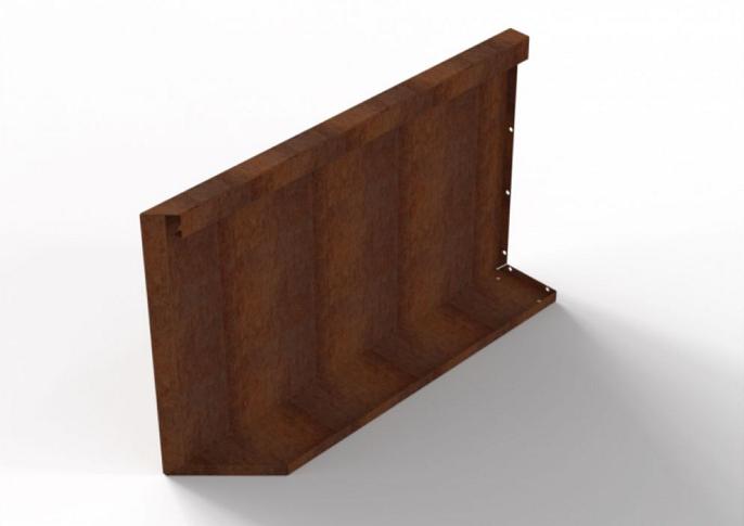 Plantenbak Module+ Uitwendig hoekpaneel (B) 90x56 R