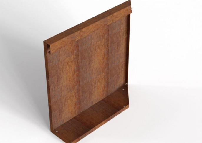 Plantenbak Module+ Uitwendig hoekpaneel (B) 60x56 L