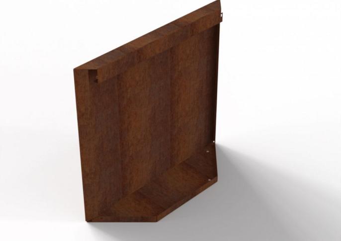 Plantenbak Module+ Kopschot paneel (D) 60x56