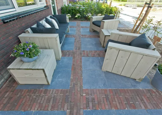 Schellevis Oudhollands Tegel 50x50x5 Antraciet
