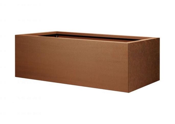 Plantenbak Vlak Corten 120x60x40 cm