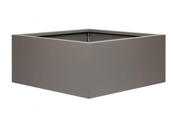 Plantenbak Vlak Taupe 90x90x40 cm