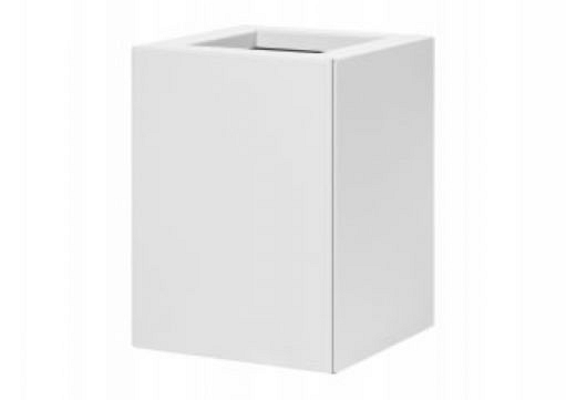 Plantenbak Vlak Wit 30x30x40 cm