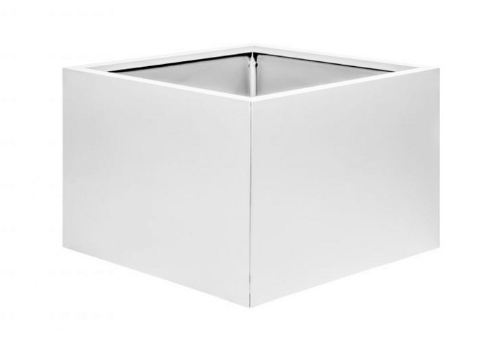 Plantenbak Vlak Wit 60x60x40 cm
