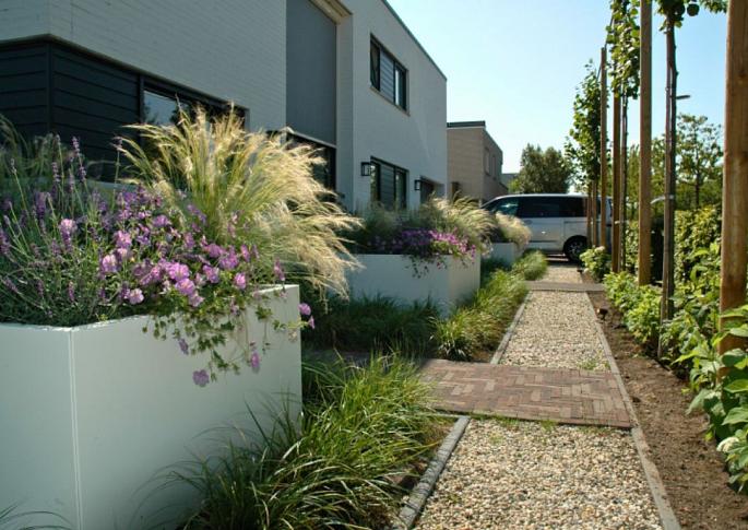 Plantenbak Vlak Wit 300x90x40 cm
