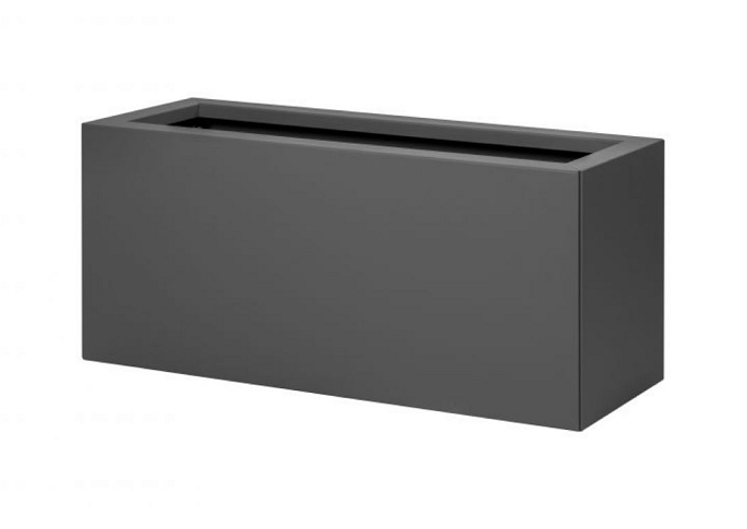 Plantenbak Vlak Antraciet 90x30x40 cm