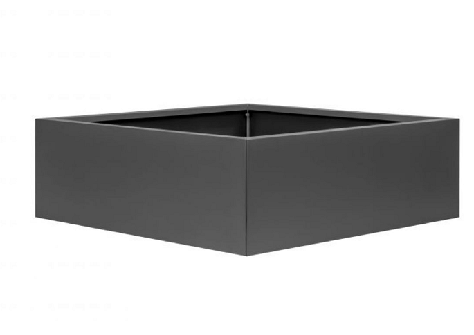 Plantenbak Vlak Antraciet 120x120x40 cm