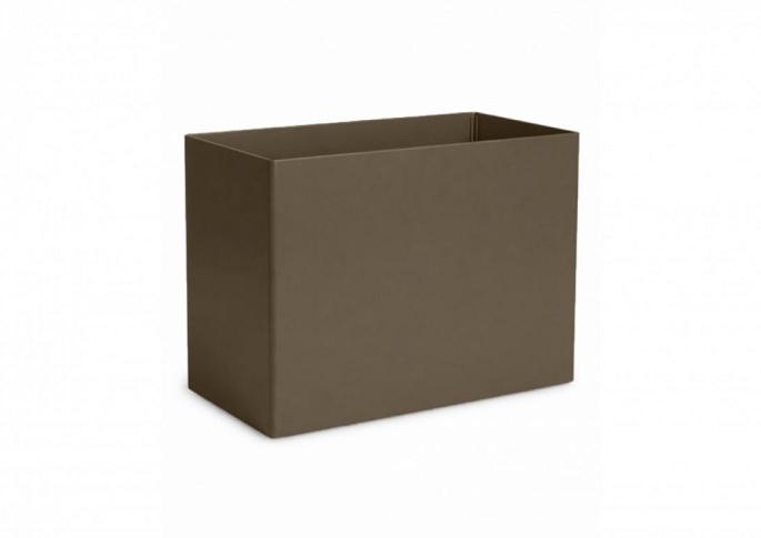 Plantenbak Vlak Supra Bruin 90x60x40 cm
