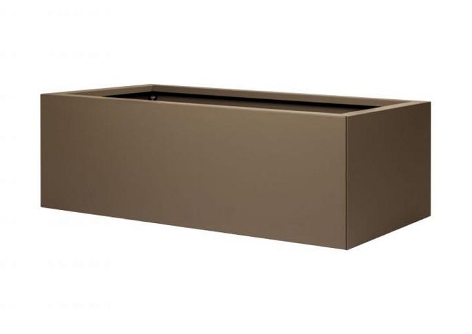 Plantenbak Vlak Supra Bruin 120x60x40 cm
