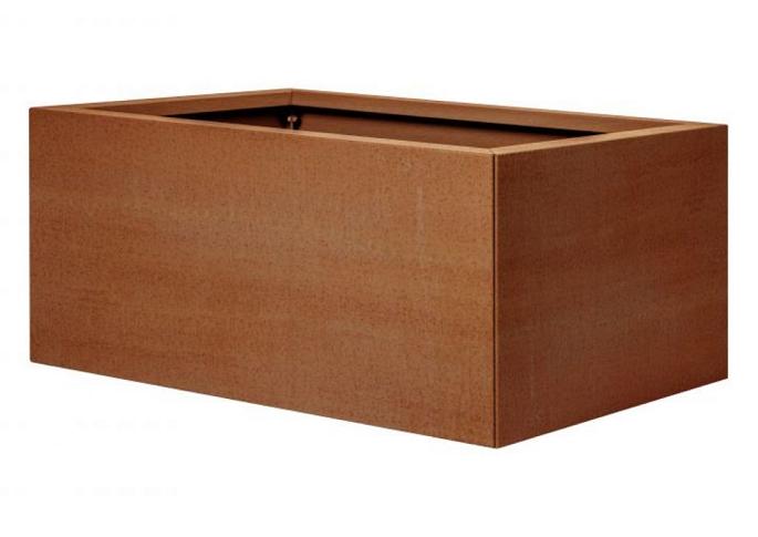 Plantenbak Vlak Corten 90x60x60 cm