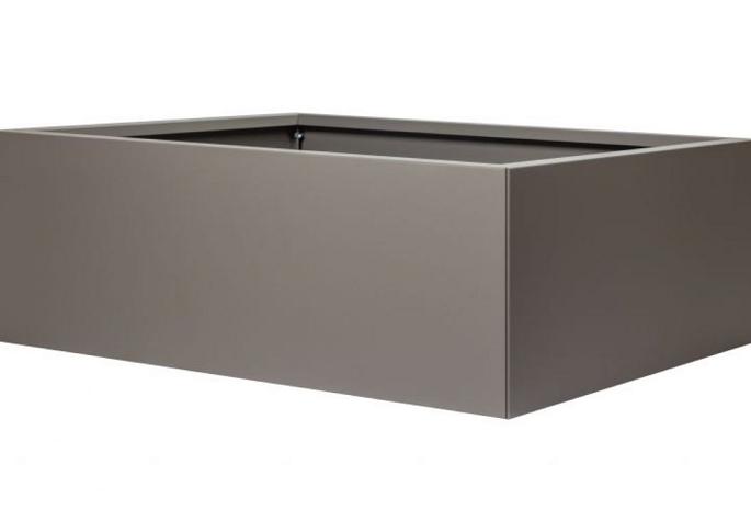 Plantenbak Vlak Taupe 150x90x60 cm