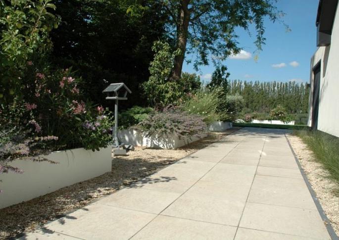Plantenbak Vlak Wit 180x60x60 cm