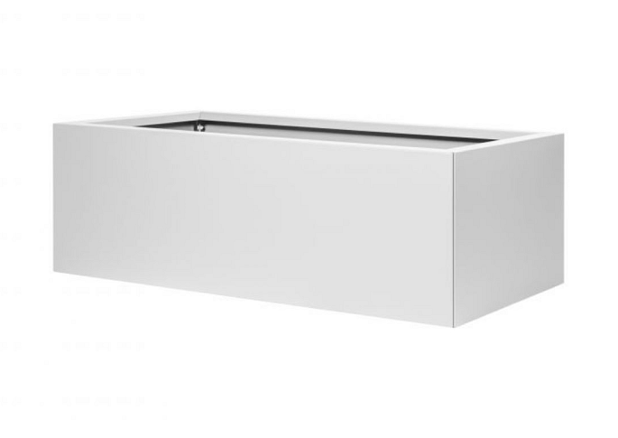 Plantenbak Vlak Wit 180x60x60 cm