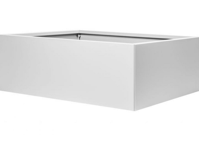 Plantenbak Vlak Wit 300x120x60 cm