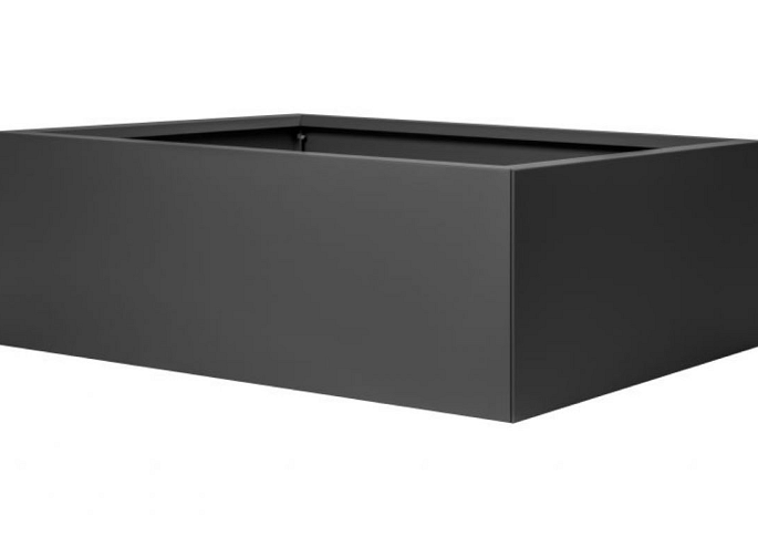 Plantenbak Vlak Antraciet 150x120x60 cm