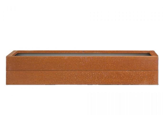 Plantenbak Modulair Corten 210x30x28 cm
