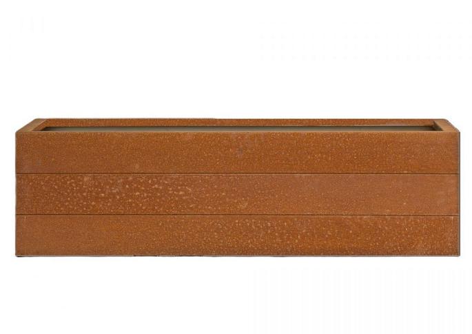 Plantenbak Modulair Corten 300x150x42 cm