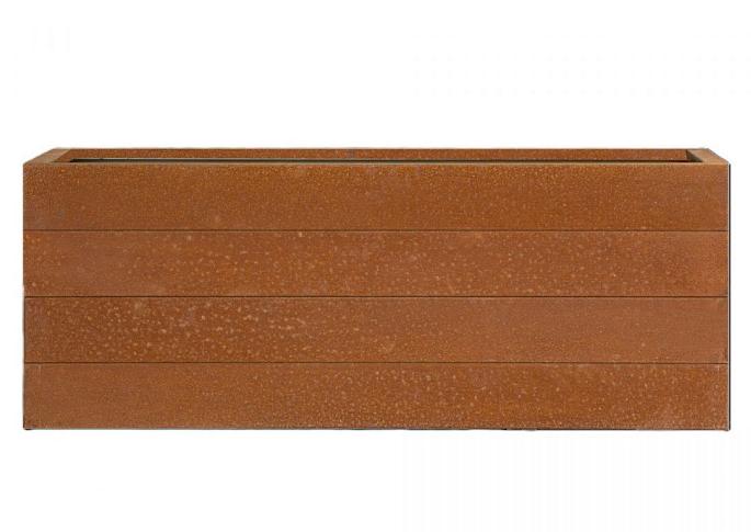 Plantenbak Modulair Corten 180x30x56 cm