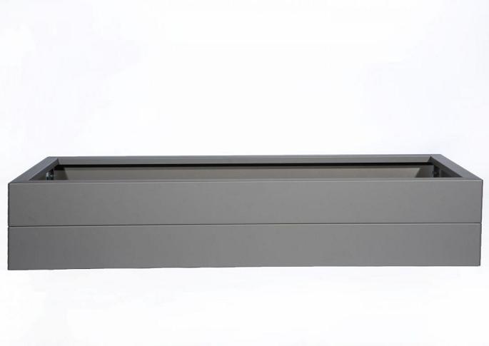 Plantenbak Modulair Taupe 180x60x28 cm