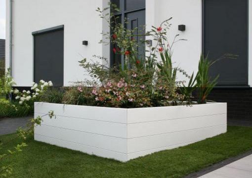 Plantenbak Modulair Wit 60x60x28 cm