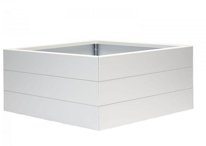 Plantenbak Modulair Wit 60x60x42 cm