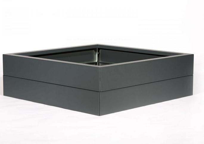 Plantenbak Modulair Antraciet 90x90x28 cm