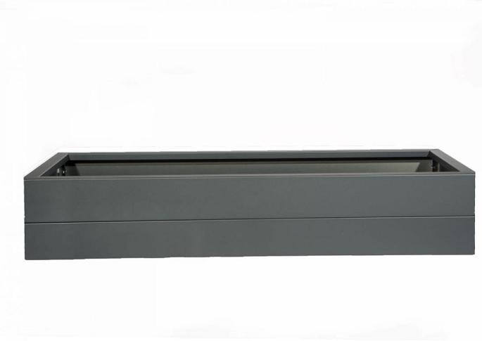Plantenbak Modulair Antraciet 270x30x28 cm