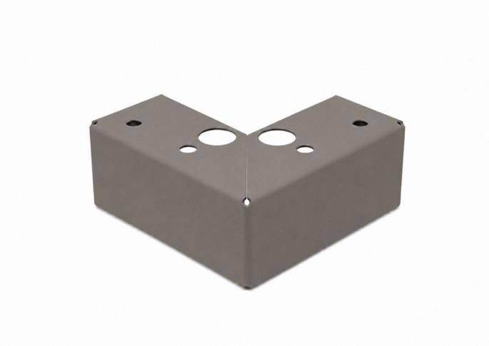 Potenset - Antraciet 5cm hoog