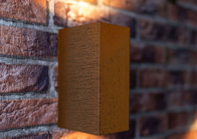 LightLux Wandlamp boven/onder schijnend Corten