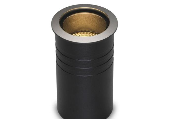 Pego - rond zwart grondspot | warmwit | 7 watt | OutdoorPro+ | 12 volt