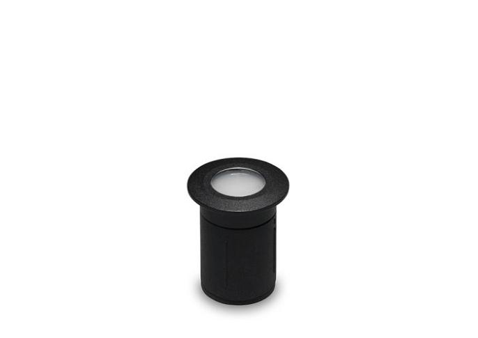 Nodar - ring zwart grondspot | warmwit | 0,2 watt | OutdoorPro+ | 12 volt