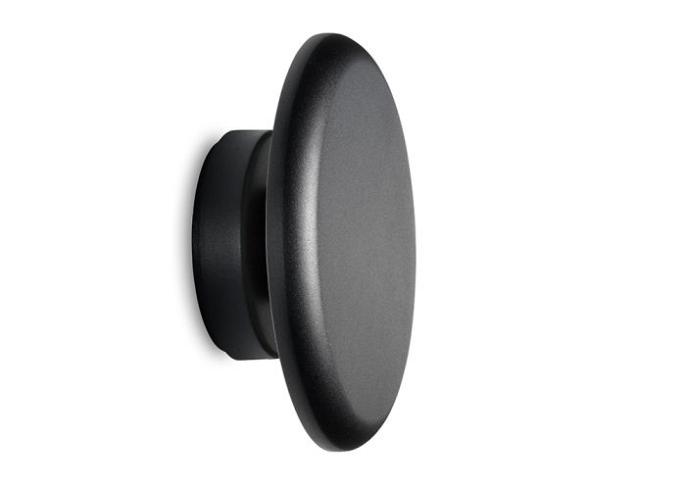 Lousa - rondom zwart | wandlamp | warmwit | 4 watt | dimbaar | OutdoorPro+ | 12 volt