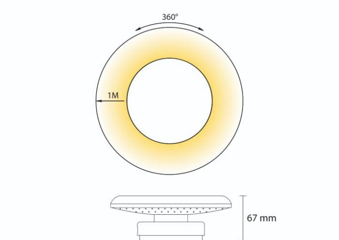 Lousa - rondom zwart | wandlamp | warmwit | 4 watt | dimbaar | OutdoorPro+ | 12 volt