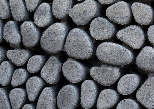 Keigrassteen 45x45x10 cm grijs/zwart