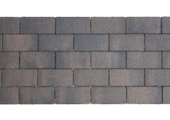 Design brick 6 cm dark sepia mini facet komo