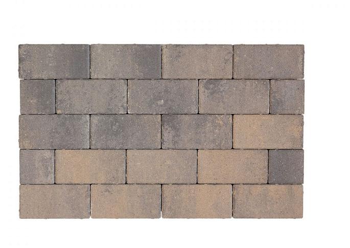 Design brick 6 cm grigio camello mini facet komo