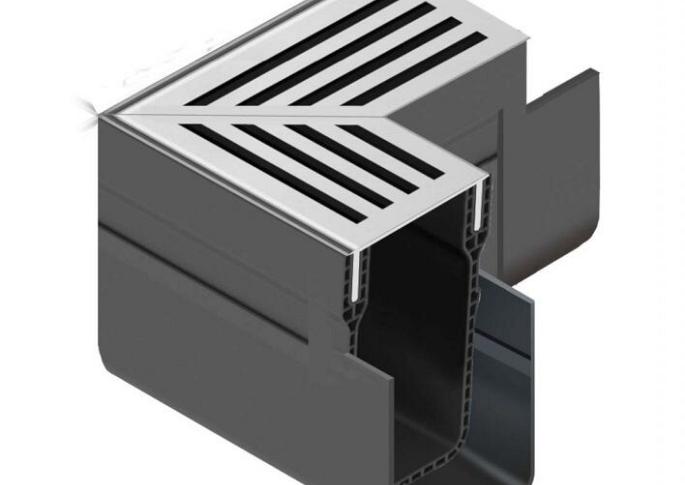 ACO Slim-Line hoekst.incl.blank alu rstr