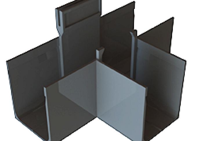 ACO SlimLine T-stuk (zonder rooster)