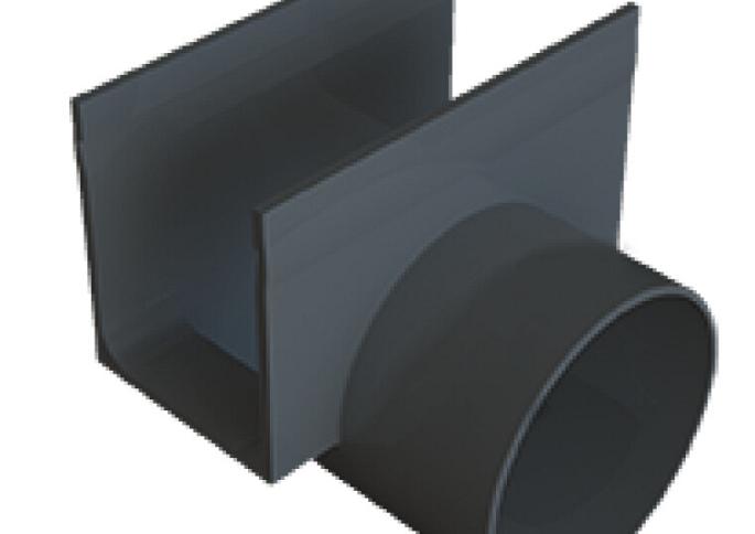 ACO SlimLine zijloop 80mm