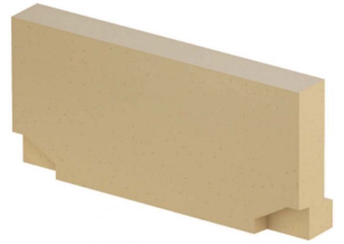 Euroline  Eindplaat, H60 blind