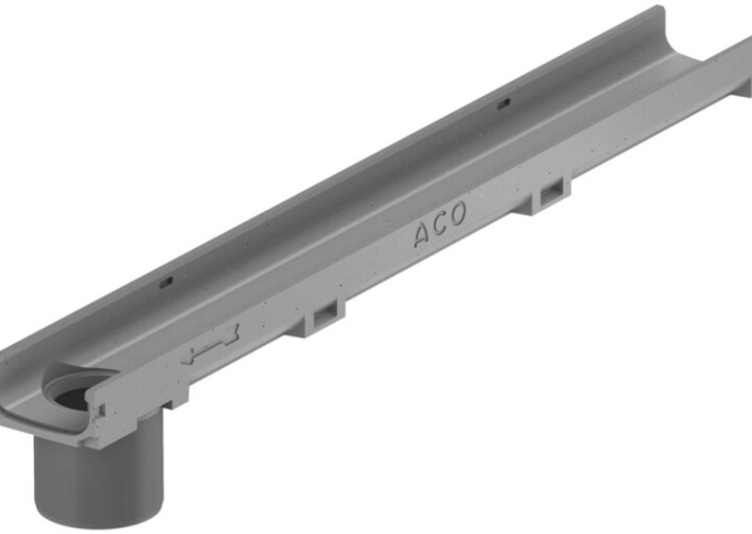 Euroline goot,L=1000 H60 onder uitl.Ø110