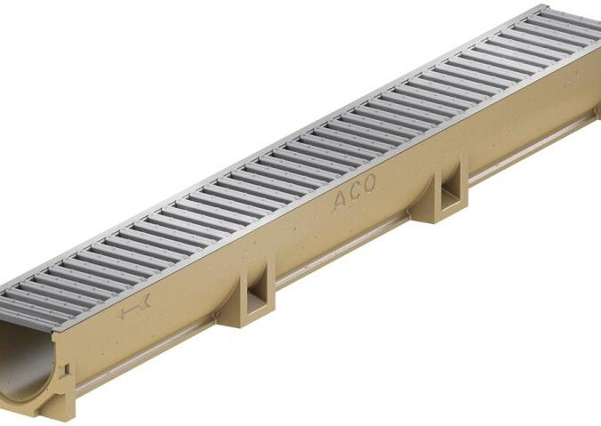 Euroline goot, L=1000mm, H60 verzinkt