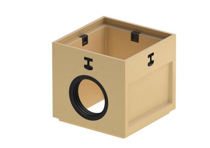 Europoint ophoogelem+Zijaansl 25x25x21,7